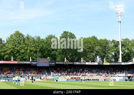 Waalwijk, Netherlands. 12th May, 2024. WAALWIJK, NETHERLANDS - MAY 12: overview stadium during the Dutch Eredivisie match between RKC Waalwijk and PEC Zwolle at Mandemakers stadion on May 12, 2024 in Waalwijk, Netherlands. (Photo by Peter Lous/Orange Pictures) Credit: Orange Pics BV/Alamy Live News Stock Photo