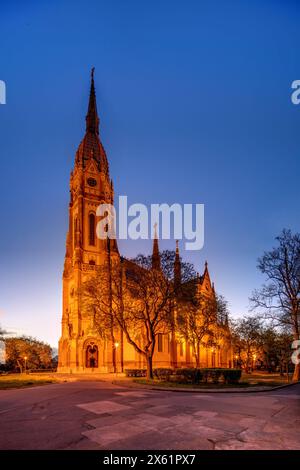 Budapest, Ladislaus-Kirche, Szent Laszlo tÃ r, Ödön Lechner, Gyula Partos 1898 // Budapest, Ladislaus Church, Szent Laszlo tÃ r, Ödön Lechner, Gyula P Stock Photo