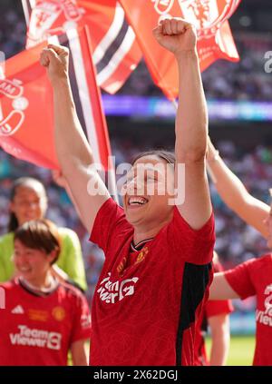 Manchester United's Rachel Williams in action during the Barclays Women's Super League match at