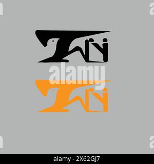 wordmark logo & creative template design Stock Vector