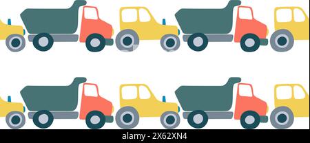 transport seamless pattern Stock Vector