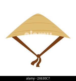 Vietnamese Traditional Hat Icon Stock Vector