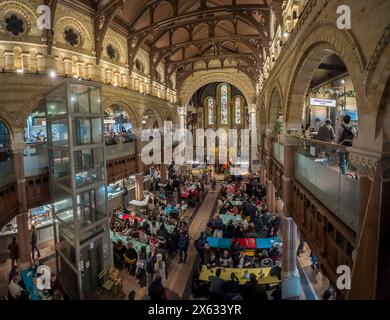 Interior of Mercato Mayfair. London. Stock Photo