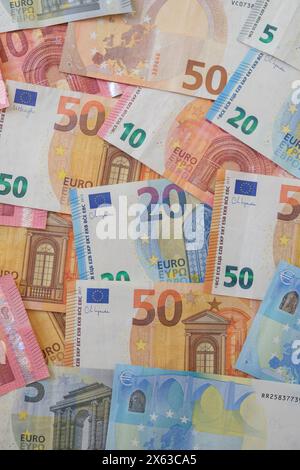 Euro-Scheine *** Euro notes Nordrhein-Westfalen Deutschland, Germany GMS15686 Stock Photo