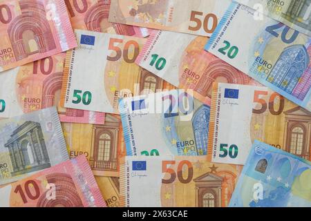 Euro-Scheine *** Euro notes Nordrhein-Westfalen Deutschland, Germany GMS15688 Stock Photo