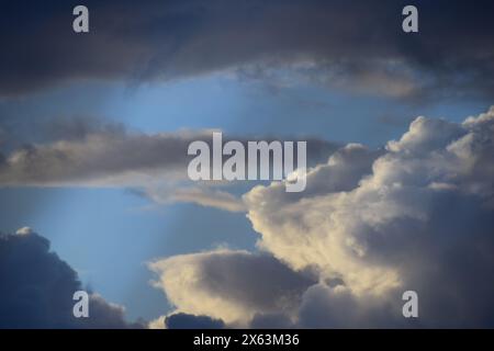 Cloud formations Stock Photo