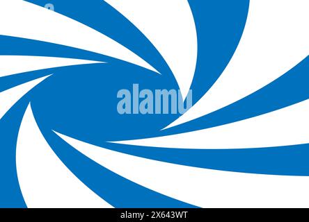 James rifled gun barrel grooves. Horizontal background, vector pattern, rifled channels. Stock Vector