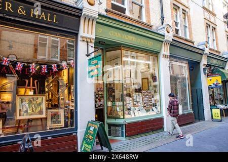 Colin Narbeth & Son specialist coins and banknotes dealer shopfront in Cecil street,Central London,England,UK,2023 Stock Photo