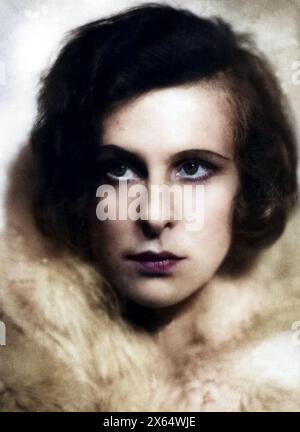 Riefenstahl, Leni, 22.8.1902 - 8.9.2003, German actress and director, portrait, early 1930s, ADDITIONAL-RIGHTS-CLEARANCE-INFO-NOT-AVAILABLE Stock Photo