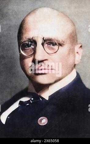 Fritz Haber. Portrait of the German physical chemist Fritz Haber (1868 ...