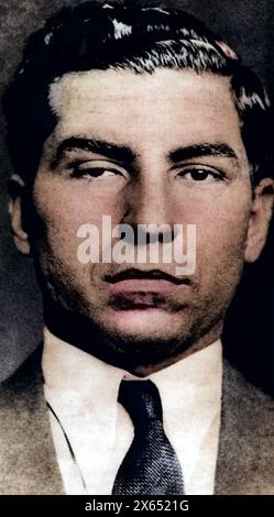 Luciano, Salvatore 'Lucky', 11.11.1986 - 30.1.1962, American gangster, portrait, 1930s, ADDITIONAL-RIGHTS-CLEARANCE-INFO-NOT-AVAILABLE Stock Photo