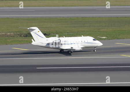 ISTANBUL, TURKIYE - NOVEMBER 05, 2022: ImperialJet Bombardier Challenger 605 (5863) landing to Istanbul International Airport Stock Photo