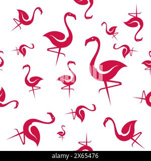 Swan Seamless Pattern Design. bird vector Stock Vector