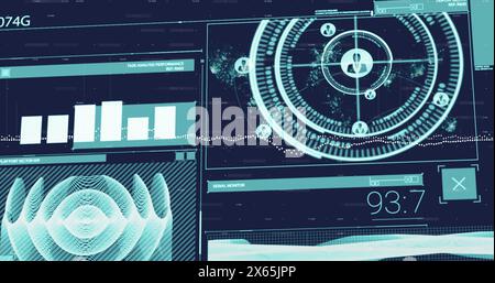 Image of financial data processing and statistics Stock Photo