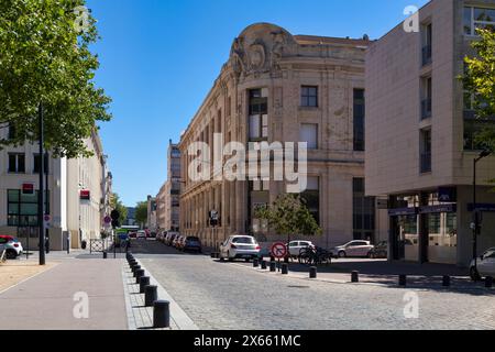 Le Havre, France - August 05 2020: The former Postal and Telegraph Hotel (French: Hôtel des postes et télégraphes), inaugurated in 1926, was converted Stock Photo