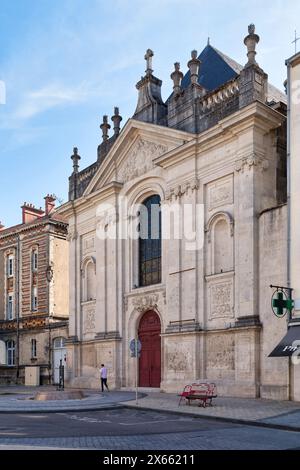 Verdun, France - June 24 2020: The Saint-Nicolas chapel was built from 1731 to 1735 by the architect René Maugrain, and is linked to the Jesuit colleg Stock Photo