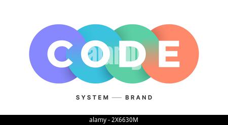 Sign, circle. Abstract symbol Stock Vector