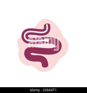 endoscopy procedure icon in hand drawn style Stock Vector
