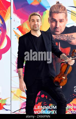 Star-Geiger David Garrett bei der Pressekonferenz zu seinen Plänen zur Millenium Symphony World Tour 2025 in der Flora Köln. Köln, 13.05.2024 NRW Deutschland *** Star violinist David Garrett at the press conference on his plans for the Millennium Symphony World Tour 2025 at the Flora Köln Cologne, 13 05 2024 NRW Germany Copyright: xChristophxHardtx Stock Photo