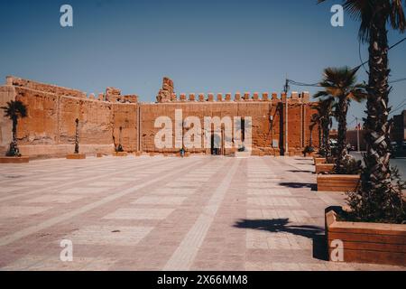 Fortress wall in the city of Taroudant, Morocco Stock Photo