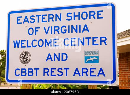 Chesapeake Bay Bridge and Tunnel Welcome Center, Eastern Shore of Virginia, USA. Stock Photo
