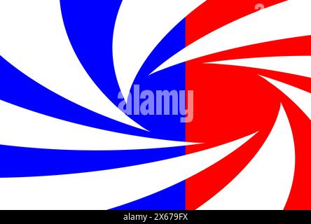 James rifled gun barrel grooves. Horizontal background, vector pattern, rifled channels. Stock Vector