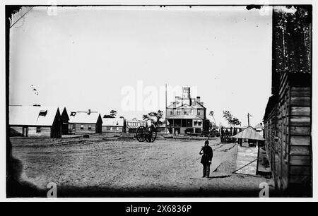 Morris Island, South Carolina. Unidentified camp, Civil War Photographs 1861-1865 Stock Photo