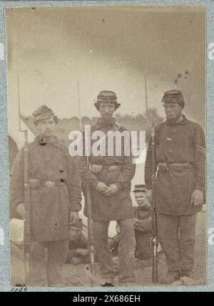 2d Rhode Island Infantry, Civil War Photographs 1861-1865 Stock Photo