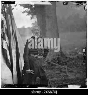 The Peninsula, Virginia. General Edwin V. Sumner in the field. Civil ...