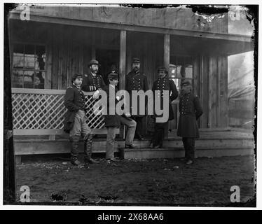 Col Whyte Aquia Creek Landing, Virginia. Group of Commissary clerks. Civil war ...