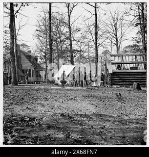 Bermuda Hundred, Virginia. Gen. Benjamin Butler's headquarters, Civil War Photographs 1861-1865 Stock Photo