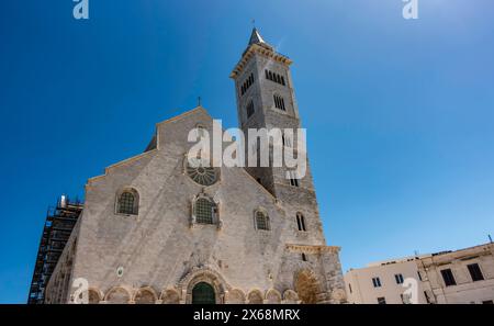 Cathedral of St Nicholas The Pilgrim in Trani, Italy. Stock Photo