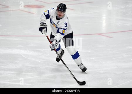 Prague, Czech Republic. 13th May, 2024. OLLI MAATTA of Finland during the 2024 IIHF Ice Hockey World Championship match between Norway and Finland at the O2 arena in Prague, Czech Republic, May 13, 2024. (Credit Image: © Slavek Ruta/ZUMA Press Wire) EDITORIAL USAGE ONLY! Not for Commercial USAGE! Stock Photo