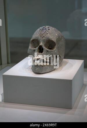 Damien Hirst's diamond-encrusted skull entitled For the Love of