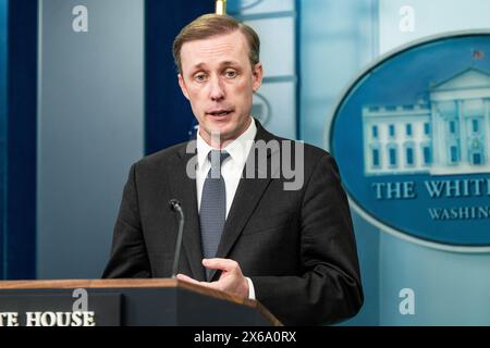 Washington, United States. 13th May, 2024. National Security Advisor Jake Sullivan speaking at a press briefing in the White House Press Briefing Room at the White House in Washington, DC. Credit: SOPA Images Limited/Alamy Live News Stock Photo
