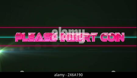 Image of game over text over geometrical moving shapes Stock Photo