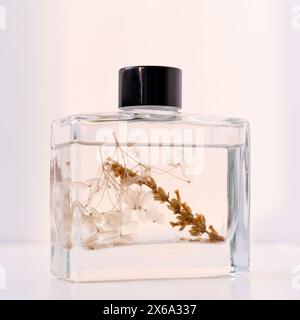 aroma diffuser on a light background, aromatherapy Stock Photo