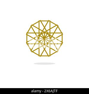 Creative and minimalist leaf logo icon design. Modern decoration template for sign, label, greeting, emblem, digital, print. nature concept Stock Vector