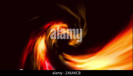 Image of flames on black background Stock Photo