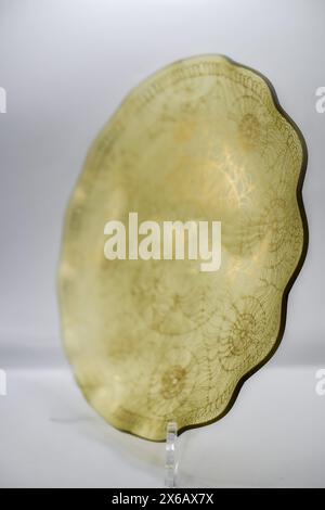 decorative glass plate Stock Photo