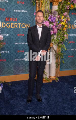 Chris Van Dusen attends Netflix Bridgerton season 3 premiere at Alice ...