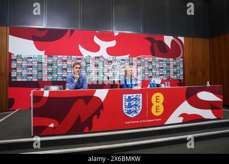 England manager Sarina Wiegman during the squad announcement at Wembley Stadium, London. Picture date: Tuesday May 14, 2024. Stock Photo