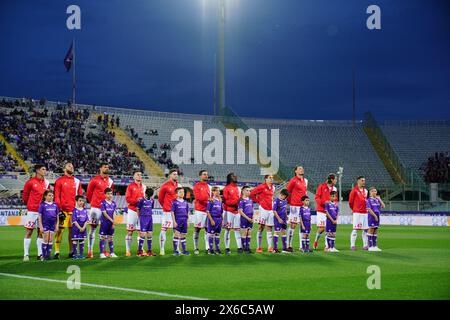 Firenze, Italie. 13th May, 2024. The team (AC Monza) lineup during the Italian championship Serie A football match between ACF Fiorentina and AC Monza on May 13, 2024 at the Artemio Franchi stadium in Florence, Italy - Photo Morgese-Rossini/DPPI Credit: DPPI Media/Alamy Live News Stock Photo
