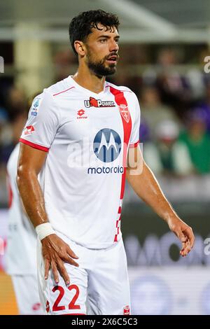 Firenze, Italie. 13th May, 2024. Pablo Mari (AC Monza) during the Italian championship Serie A football match between ACF Fiorentina and AC Monza on May 13, 2024 at the Artemio Franchi stadium in Florence, Italy - Photo Morgese-Rossini/DPPI Credit: DPPI Media/Alamy Live News Stock Photo