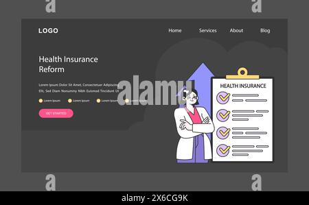 Health Insurance Reform concept. Overhauling policies for comprehensive ...