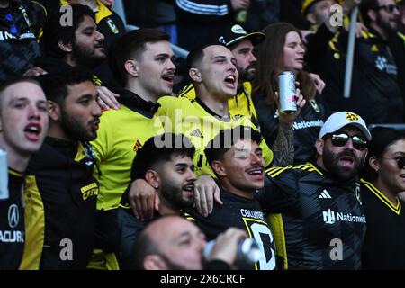 Columbus, Ohio, USA. 11th May, 2024. Columbus Crew fans during the match between the Columbus Crew and FC Cincinnati in Columbus, Ohio. Brent Clark/Cal Sport Media/Alamy Live News Stock Photo