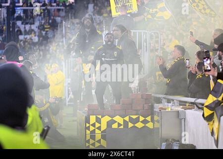 Columbus, Ohio, USA. 11th May, 2024. Columbus Crew fans during the match against FC Cincinnati in Columbus, Ohio. Brent Clark/Cal Sport Media/Alamy Live News Stock Photo