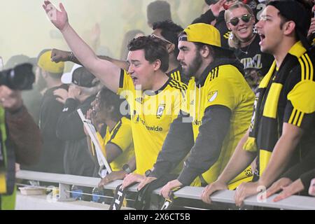 Columbus, Ohio, USA. 11th May, 2024. Columbus Crew fans during the match against FC Cincinnati in Columbus, Ohio. Brent Clark/Cal Sport Media/Alamy Live News Stock Photo