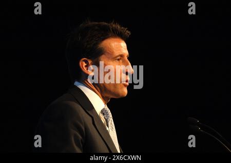 Lord Sebastian Coe president of the IAAF visits UWIC's Cyncoed Campus today 28/6/06. Stock Photo