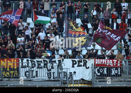 Como, Italy. 10th May, 2024. Consenza Calcio fans during the Serie B match at Stadio Giuseppe Sinigaglia, Como. Picture credit should read: Jonathan Moscrop/Sportimage Credit: Sportimage Ltd/Alamy Live News Stock Photo